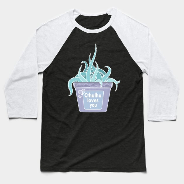 Tentacles Baseball T-Shirt by maryallen138